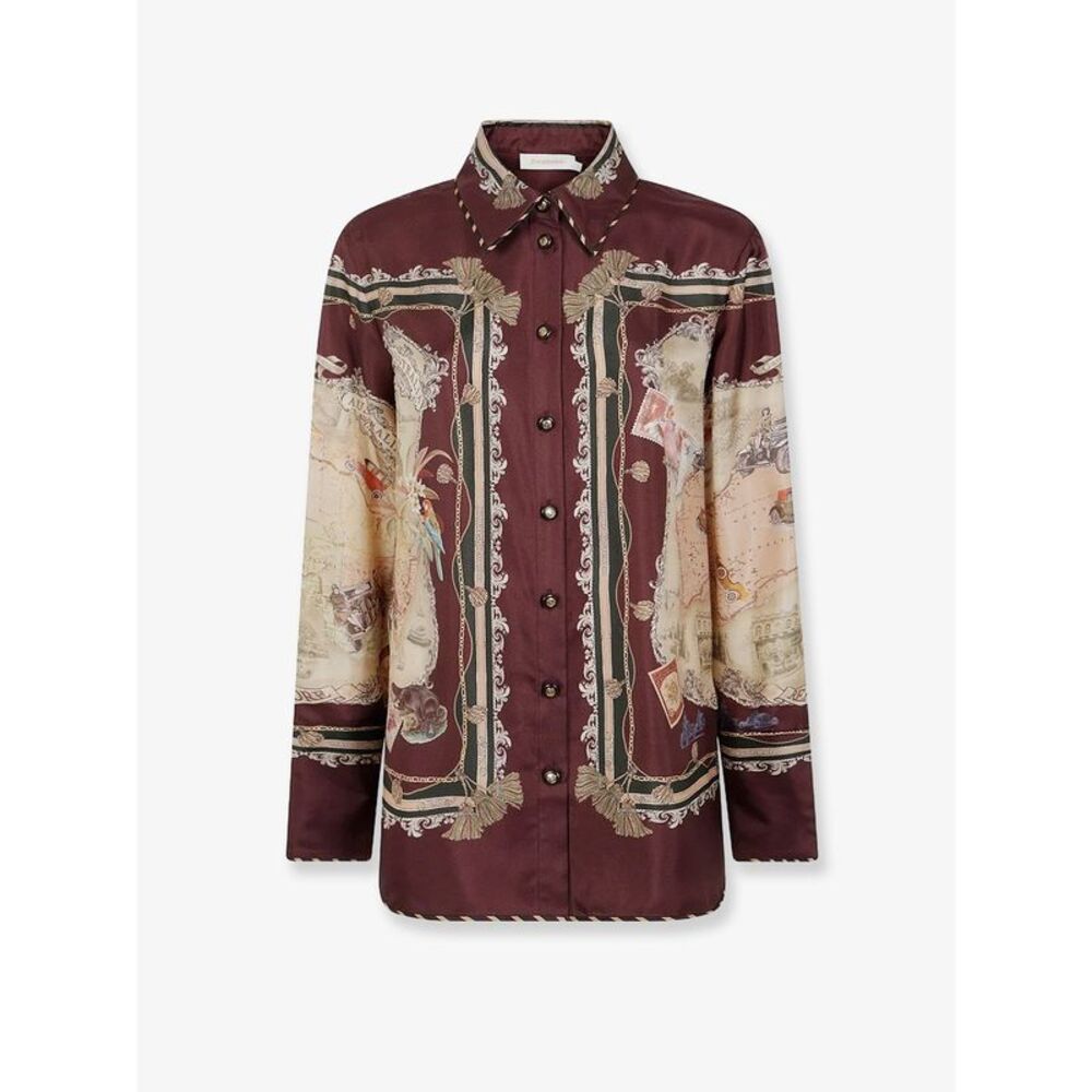Zimmermann Women Valiant Silk Twill Shirt